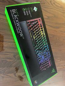 img 6 attached to Razer BlackWidow V3 Механическая игровая клавиатура: зеленые переключатели - тактильные и щелчковые - Chroma RGB - Компактная форма - Программируемые макро - кварцево-розовый