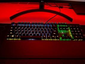 img 5 attached to Razer BlackWidow V3 Механическая игровая клавиатура: зеленые переключатели - тактильные и щелчковые - Chroma RGB - Компактная форма - Программируемые макро - кварцево-розовый