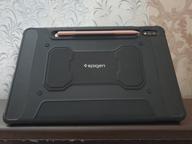 img 3 attached to 📱 Spigen Tough Armor Pro for Galaxy Tab S7 Plus Case with S Pen Holder (2020) - Black: Ultimate Protection and Convenience review by Wiktor Sakowski ᠌