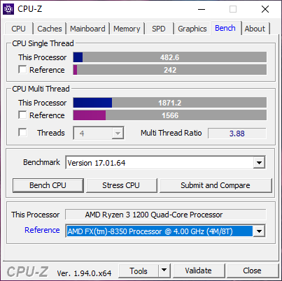 img 1 attached to 💪 Powerful Performance: AMD Ryzen 3 1200 Desktop Processor with Wraith Stealth Cooler review by Jnis Krsli ᠌