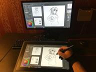 img 2 attached to Wacom DTK1660K0A Cintiq 16 Drawing Tablet: A Powerful Screen-based Sketching Tool review by Jnis Kalni ᠌