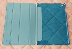img 5 attached to Tablet case for Apple iPad 9.7 (2017/2018) / iPad Air / iPad Air 2, ultra-thin, transforms into a stand (light green)