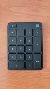 img 8 attached to Microsoft Number Pad Bluetooth Wireless Keyboard Matte Black