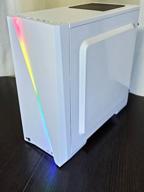 img 3 attached to Aerocool Cylon Mini Micro ATX White PC Box with RGB 13 Window and 8Cm Fan review by Boyan Denkov ᠌