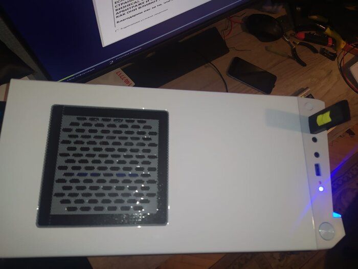 img 1 attached to Aerocool Cylon Mini Micro ATX White PC Box with RGB 13 Window and 8Cm Fan review by Andrey Koulev ᠌