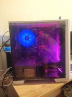 img 2 attached to Aerocool Cylon Mini Micro ATX White PC Box with RGB 13 Window and 8Cm Fan review by Andrey Koulev ᠌