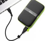 img 3 attached to 💾 1TB Rugged Portable External Hard Drive Armor A60 by Silicon Power - Shockproof USB 3.0 for PC, Mac, Xbox, PS4 - Black review by Wiktor ᠌