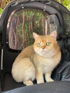 img 1 attached to Convenient and Comfortable PETKIT Pet Backpack Carrier for Cats review by Momchil Vasilev ᠌