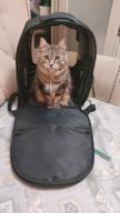 img 1 attached to Convenient and Comfortable PETKIT Pet Backpack Carrier for Cats review by Anastazja Socha ᠌