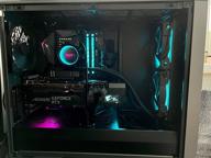 img 2 attached to 💦 Enhanced NZXT Kraken X63 280mm - RL-KRX63-01 - AIO RGB CPU Liquid Cooler - Innovative Rotating Infinity Mirror Design - Upgraded Pump - Powered by CAM V4 - RGB Connector - AER P 140mm Radiator Fans (2 Included) review by Michal Michal ᠌