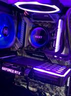 img 1 attached to 💦 Enhanced NZXT Kraken X63 280mm - RL-KRX63-01 - AIO RGB CPU Liquid Cooler - Innovative Rotating Infinity Mirror Design - Upgraded Pump - Powered by CAM V4 - RGB Connector - AER P 140mm Radiator Fans (2 Included) review by Wiktor Czerwiski ᠌