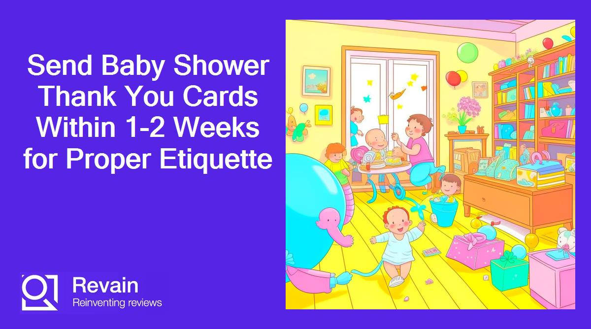 Send Baby Shower Thank You Cards Within 1-2 Weeks for Proper Etiquette
