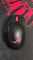 img 1 attached to 💨 ASUS ROG Keris Wireless Gaming Mouse - Lightweight Design with 16,000 DPI Sensor, Replaceable Switch Sockets, Customizable Side Buttons, ROG Omni Mouse Feet, Paracord Cable, and Aura Sync RGB Lighting review by Stanislaw Kalinowski ᠌