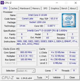 img 4 attached to 💻 Intel Core i3-10100F процессор BX8070110100F - 3,6 ГГц, 6 МБ LGA1200, 4 ядра, 8 потоков.