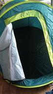 img 1 attached to Double trekking tent Bestway Coolmount 2 Pop-Up 68086, turquoise review by Boguslawa Badowska ᠌