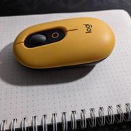 img 1 attached to Logitech POP Mouse - Wireless Emoji Customizable Mouse, SilentTouch, Precision/Speed Scroll, Compact Bluetooth Design, Multi-Device Support, OS Compatible - Daydream Mint review by Mateusz Marek ᠌