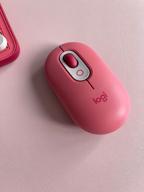 img 1 attached to Logitech POP Mouse - Wireless Emoji Customizable Mouse, SilentTouch, Precision/Speed Scroll, Compact Bluetooth Design, Multi-Device Support, OS Compatible - Daydream Mint review by Wiktor Krel ᠌