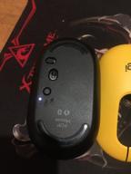 img 1 attached to Logitech POP Mouse - Wireless Emoji Customizable Mouse, SilentTouch, Precision/Speed Scroll, Compact Bluetooth Design, Multi-Device Support, OS Compatible - Daydream Mint review by Adam Fido ᠌