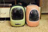 img 1 attached to Convenient and Comfortable PETKIT Pet Backpack Carrier for Cats review by Adam Borkoski ᠌