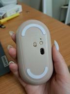img 2 attached to Enhance Your iPad Experience with Logitech Pebble i345 Wireless Bluetooth Mouse in Stylish Off White review by Ada Kosakiewicz ᠌