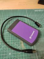 img 3 attached to 2 Transcend 4TB StoreJet 25H3 Anti-Shock Rugged Portable External Hard Drives (Purple) + 2 Compact Hard Drive Cases - Ultimate Storage and Protection Solution review by Kiril Andreev ᠌