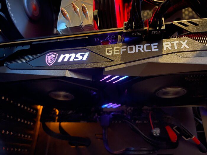 img 2 attached to MSI Gaming GeForce RTX 3060 Ti LHR Graphics Card 8GB GDRR6 256-Bit HDMI/DP Nvlink Torx Fan 4 RGB Ampere Architecture OC (RTX 3060 Ti Gaming X 8G LHR) review by Vassil Ivanov ᠌