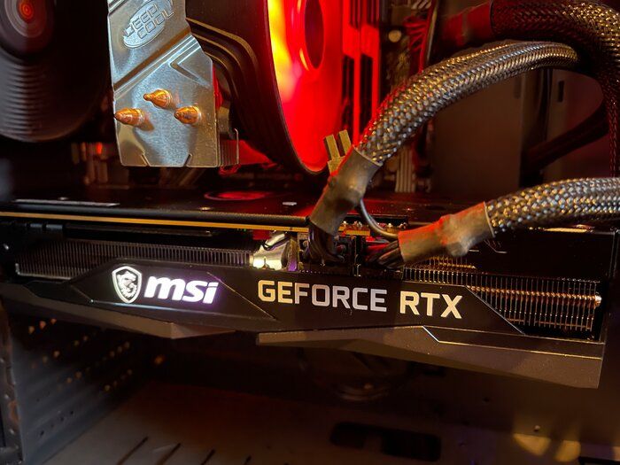 img 3 attached to MSI Gaming GeForce RTX 3060 Ti LHR Graphics Card 8GB GDRR6 256-Bit HDMI/DP Nvlink Torx Fan 4 RGB Ampere Architecture OC (RTX 3060 Ti Gaming X 8G LHR) review by Vassil Ivanov ᠌
