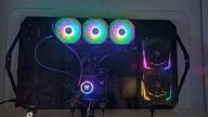 img 1 attached to Thermaltake TH360 ARGB water cooling system, white/ RGB controller review by Bogomil Avramov ᠌