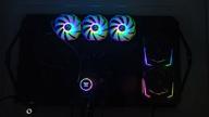 img 2 attached to Thermaltake TH360 ARGB water cooling system, white/ RGB controller review by Bogomil Avramov ᠌
