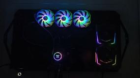 img 12 attached to Thermaltake TH360 ARGB water cooling system, white/ RGB controller
