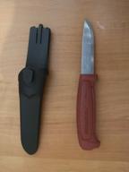 img 1 attached to Improved Morakniv Basic 511 Fixed Blade Knife with Molded Polymer Sheath in Black, Green, and Orange Combo review by gnes Berecz ᠌