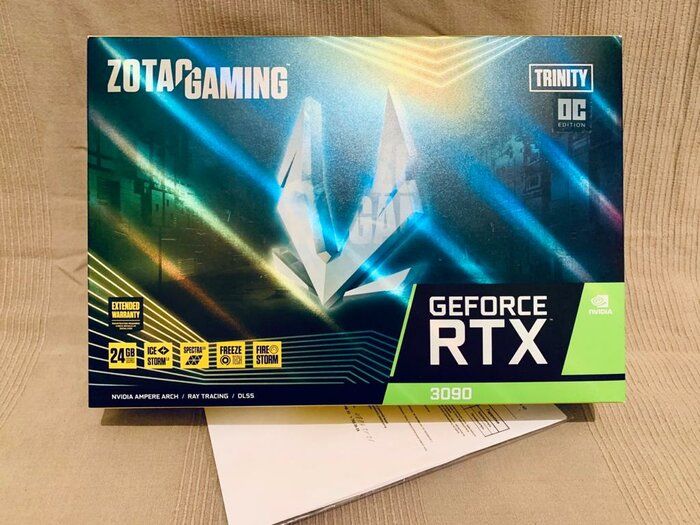 img 1 attached to 🎮 ZOTAC Gaming GeForce RTX 3090 Trinity OC 24GB GDDR6X: Next-Level Gaming Performance with IceStorm 2.0 Cooling and Spectra 2.0 RGB Lighting! review by Janis Gailitis ᠌