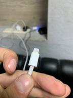 img 1 attached to Apple Lightning to USB-C Cable 1 meter (MQGJ2ZM/A / MX0K2ZM/A) review by Bogdan Rusakov ᠌