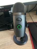 img 1 attached to Wired microphone Blue Yeti nano, connector: USB Type-C, shadow gray review by Kiril Baytoshev ᠌