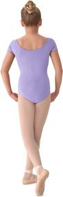 img 3 attached to Bloch Mirella Sleeve Leotard Lilac 14 Girls' Shoes ~ Flats