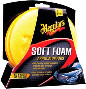 img 4 attached to 🧽 Meguiar's X3070 Soft Foam 4" Applicator Pads - 2-Pack: Smooth and Gentle Application for Optimal Results