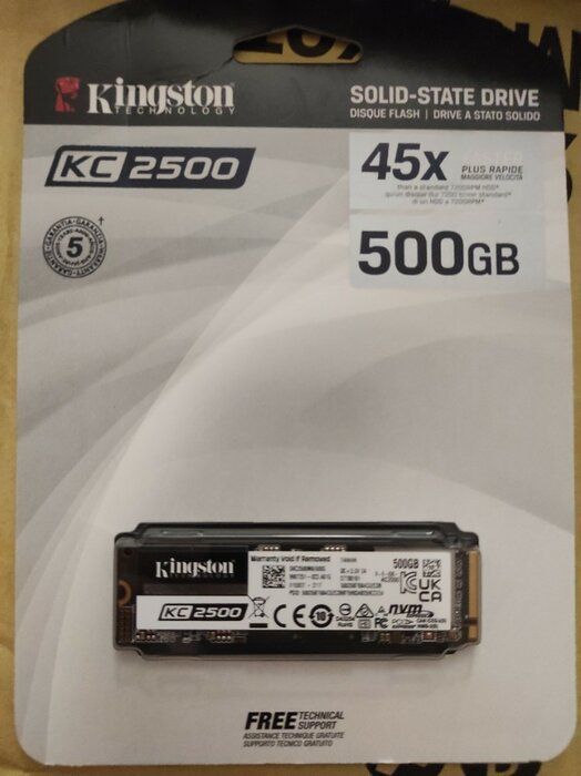 img 1 attached to SKC2500M8/1000G - High-Speed 1TB SSD Series: KC2500 M.2 2280 NVMe with AES 256-bit Self-Encryption review by Wiktor Jak ᠌