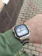 img 1 attached to CASIO AE-1200WHD-1A quartz watch, alarm clock, stopwatch, countdown timer, waterproof, display backlight review by Kiril Andreev ᠌