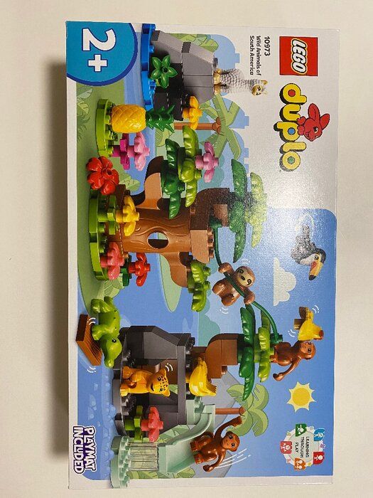 img 1 attached to 🦁 Exploring the Jungle: LEGO DUPLO Wild Animals of South America 10973 Building Toy Set for Toddlers (Ages 2-5) review by Danuta Sawicka ᠌