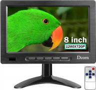dcorn 12 inch small hd monitor with built-in speaker and 1280x720 resolution at 60hz - ha82 logo