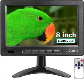 img 4 attached to Dcorn 12 Inch Small HD Monitor with Built-In Speaker and 1280X720 Resolution at 60Hz - HA82