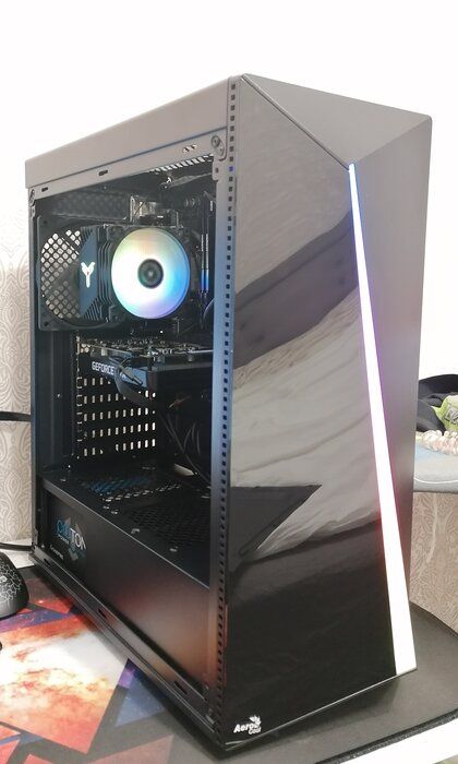 img 1 attached to 🌈 Aerocool Shard Tempered Glass RGB: Illuminating Performance and Style review by Petar Mitov ᠌