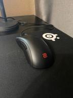 img 1 attached to 🖱️ BenQ ZOWIE EC2-C Gaming Mouse - Enhanced Ergonomics for Pro Esports Performance, Lightweight Design, No Drivers Required, Tangle-Free Paracord Cable, 24-Step Scrolling, Sleek Matte Black Finish, Medium Size review by Dimitar Dimitrov ᠌