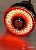 img 1 attached to Stay Safe While Cycling With G Keni Smart Bike Tail Light - Auto On/Off, Waterproof, USB Rechargeable, And Ultra Bright LED Warning Back Bicycle Flashlight! review by Robert Grind