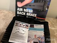 img 1 attached to FEATOL Breathable Back Brace For Lower Back Pain Relief In Women & Men - Herniated Disc, Sciatica, And Scoliosis Support Belt (M) review by Quvarious Morrow