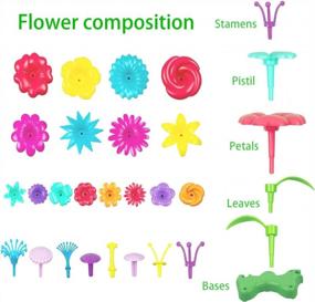img 2 attached to Gifts Toys For 3, 4, 5, 6 Year Old Girls - DIY Flower Garden Building Kits Educational Outdoor Activity For Preschool Toddlers Playset STEM Toy Crafts Birthday Easter Gifts For Girls Kids