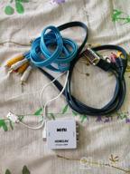 img 2 attached to HDMI to AV converter 3RCA (tulips), white review by Ojasvi Shahas ᠌