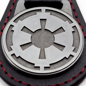 img 2 attached to Star Wars Imperial Emblem Keychain By QMx - Improve Your Key Game With This Iconic Design