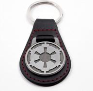 star wars imperial emblem keychain by qmx - improve your key game with this iconic design logo