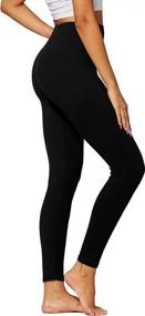 img 4 attached to Premium Buttery Soft High Waisted Leggings For Women - Full Length, Capri Length And Shorts - Reg And Plus Size - 5